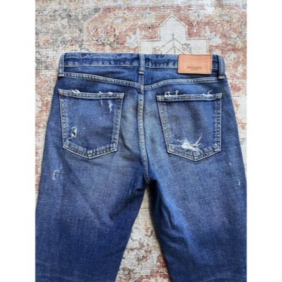 Moussy Vintage Glendele Denim Jeans Skinny Distressed Stretch Ankle Fray Size 26 - Picture 4 of 12